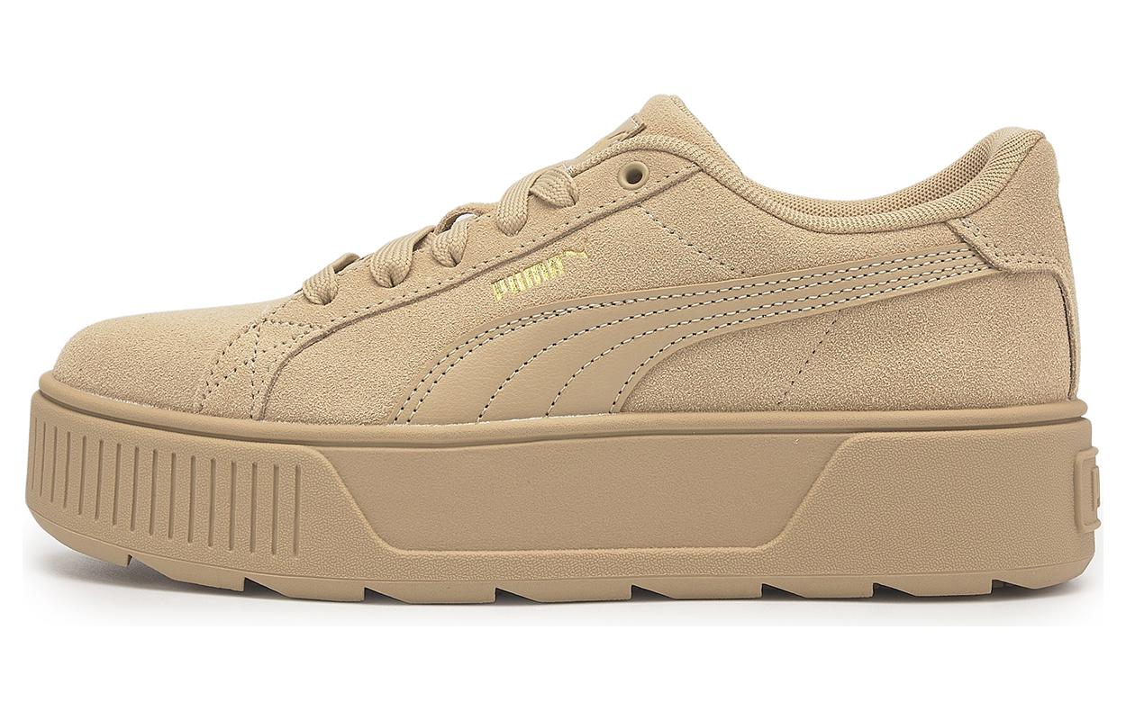 PUMA Karmen Замшевые Удобные Низкие Кеды для Скейтбординга Женские Коричневые 384614-17 38.5