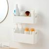 1Pcs Bathroom Home Kitchen Cabinet Organizer Shelf Punch Free Door Storage Rack