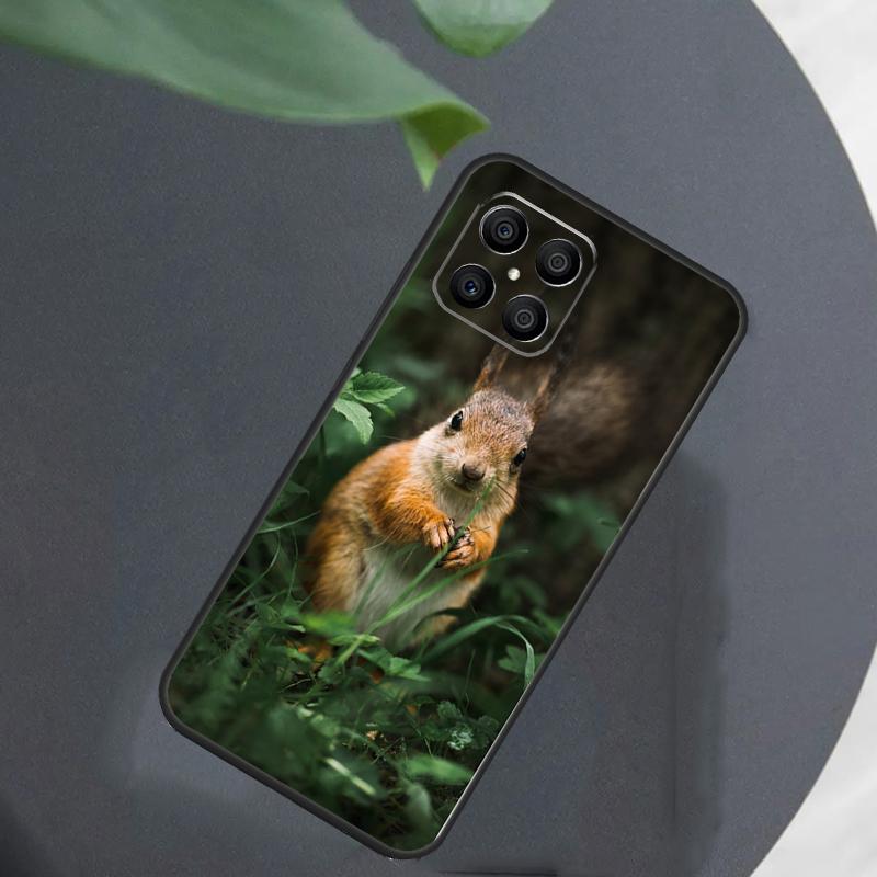 Squirrel Case For Honor Magic 8 7 5 6 Pro Cover For Honor 200 400 Lite 50 70 90 X8a X8b X9a X9b X9c
