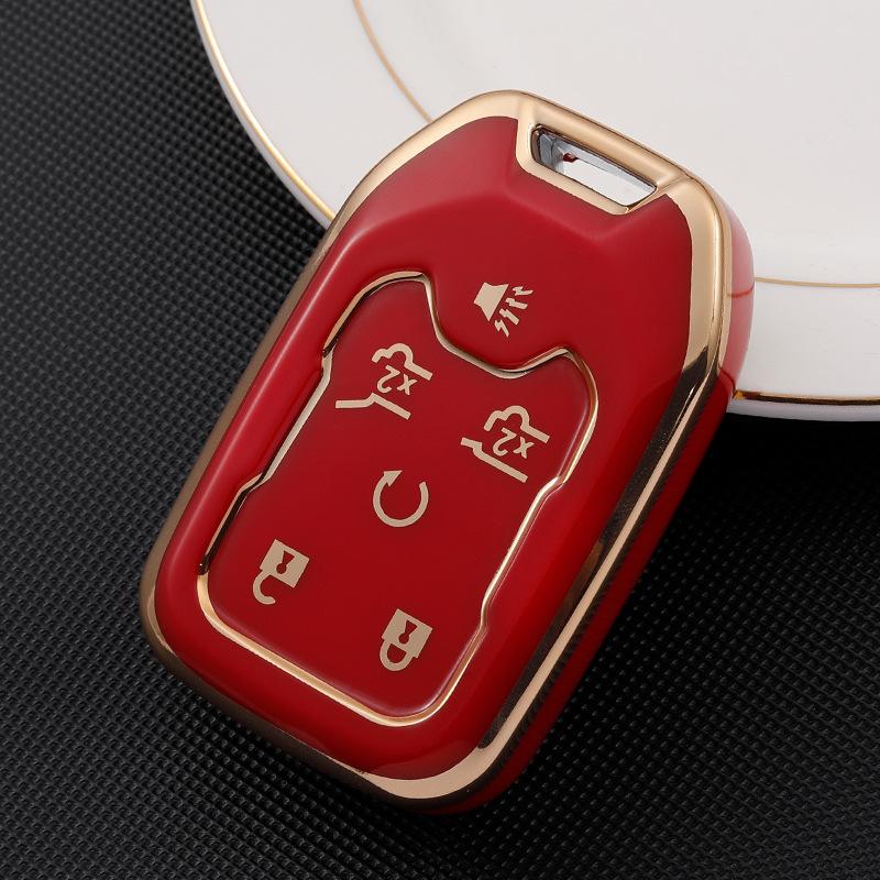 Applicable GMC Chevrolet Car Key Set Silverado Shell Colorad High-end Fashion Saboban Bag Buckle Women