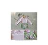 Korean Floral Long Sleeve Baby Girl Swimsuit - Retro Style
