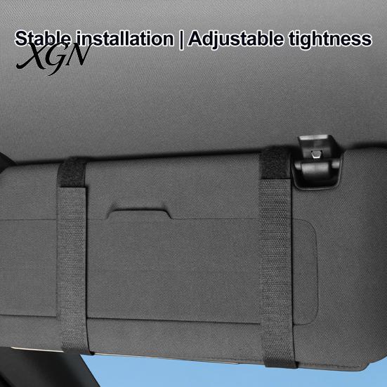 Car Sunglasses Holder Sun Visor, Pen Business Card Organizer, Ticket Driving Organizer for Storage Pouch, Clip Stowing Tidying Accessories Visor