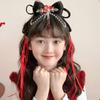 Tassel Children Wig Headband Flower Hanfu Hair Sticks Simple Chinese New Year Headwear  Baby