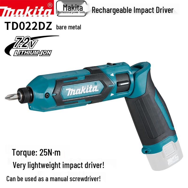 

Makita 7.2V Складана акумуляторна викрутка та ударний гайковерт Штепсель CN (адаптер в комплекті)