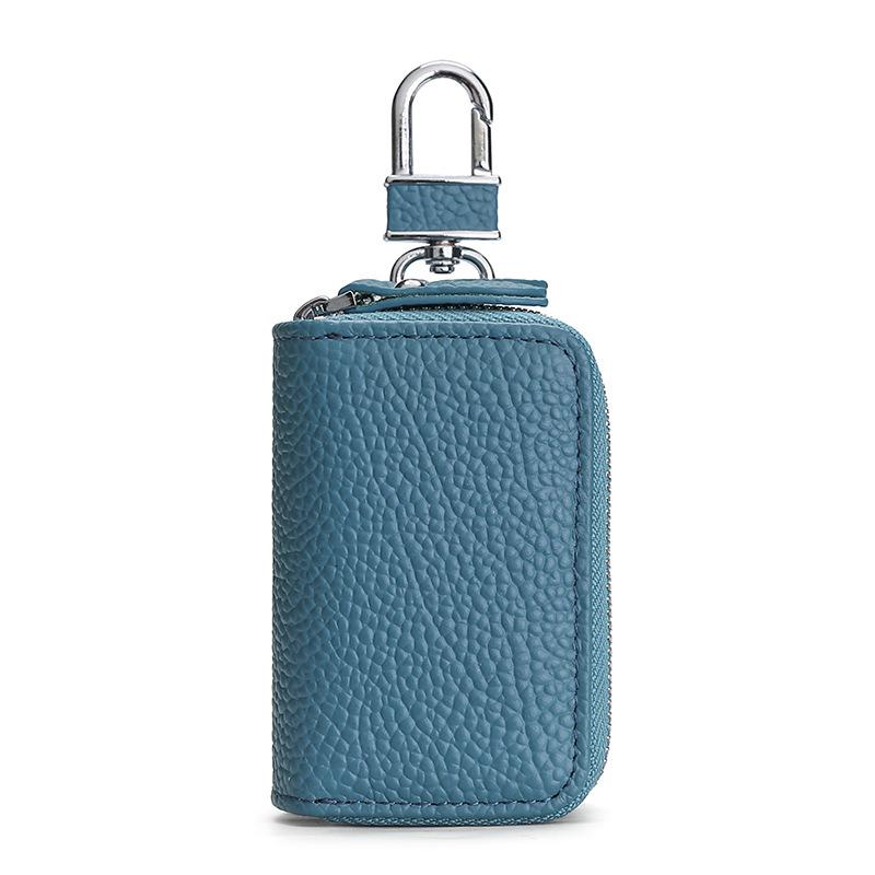 New Keychain for Women Genuine Leather Key Box for Car Keys Holder Case Mini Pocket Key Wallet Coin Pouch Women's Purses