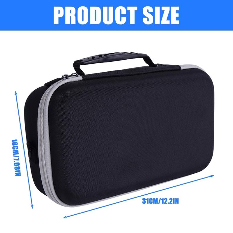 Portable EVA Storage Bag For Charge6 Speaker Carrying Case Hard Shell Travel Pouch With Dustproof Features Easy Access