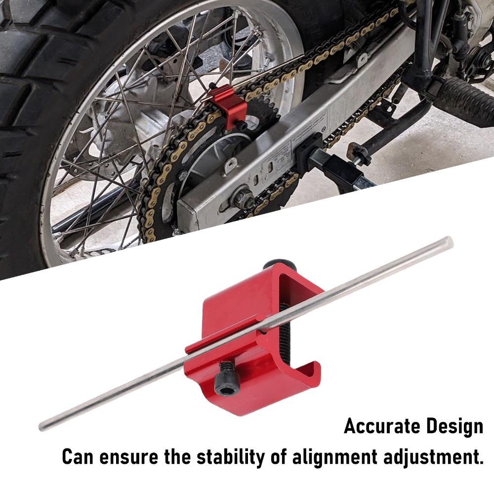 Aluminium Alloy Motorcycle Chain Alignment Tool  Maintenance Technician