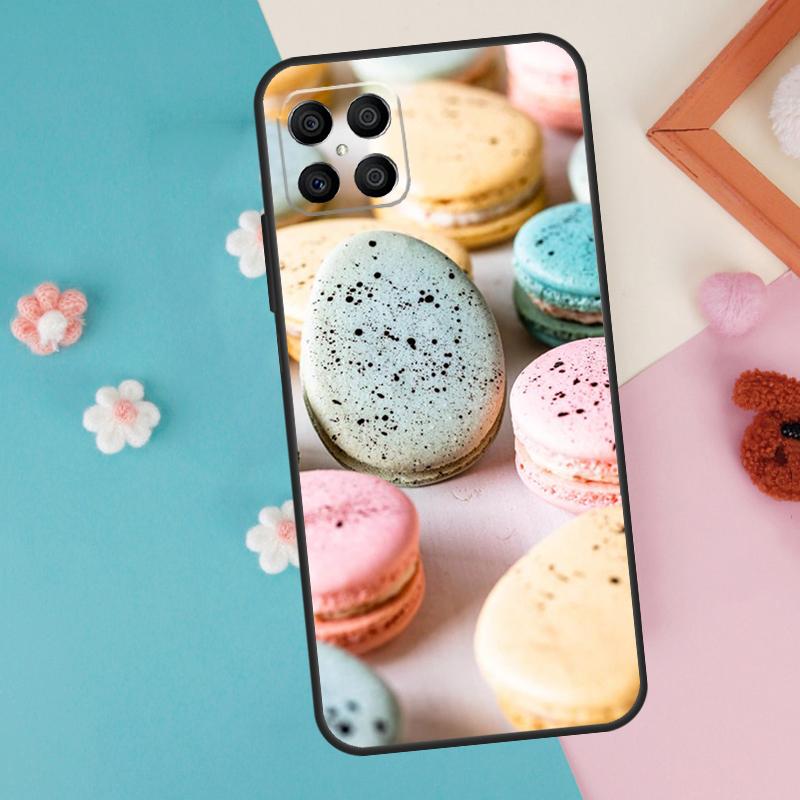 Macarons Cake Dessert Case For Honor 200 Pro 50 70 90 X9a X8a X8 X9 X8b X9c X9b Honor Magic 7 5 6 Lite Pro Cover