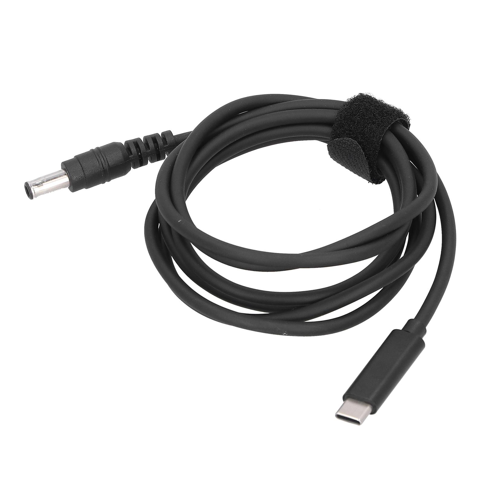 

TypeC PD Power Adapter Cable 5.5mm x 1.0mm DC Fast Charging Cable for Notebooks