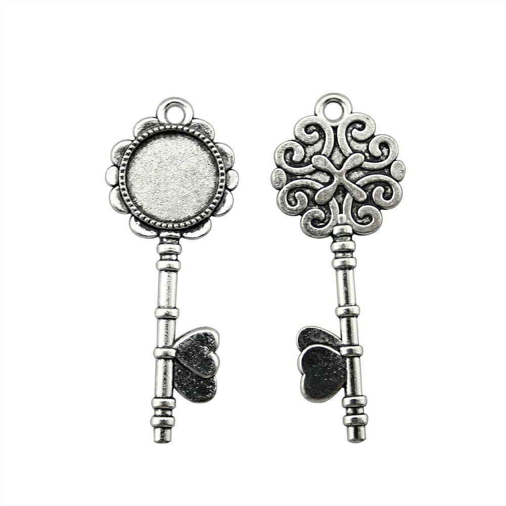 Accessories Parts Fit Round 16Mm Glass Cabochon Base Setting Tray Minimalist Jewelry Components QA017