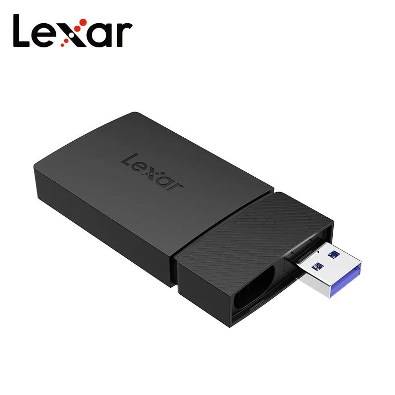 Lexar Dual Slot MicroSD/SD Card Reader Type-A and Type-C,USB 3.2 Gen 1, up to 255MB/s Read, Compatible with Phone Laptop, Desktop