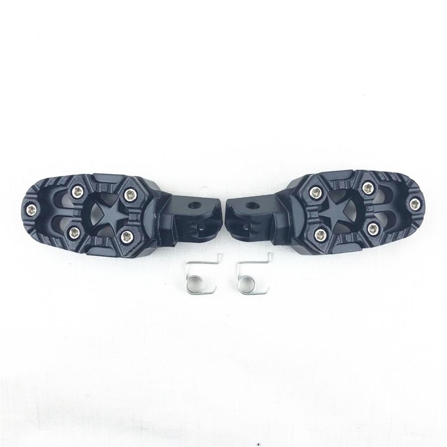 Aluminum Motorcycle Footrests Foot Peg Mount Pedals for Dirt Bike Star Styling