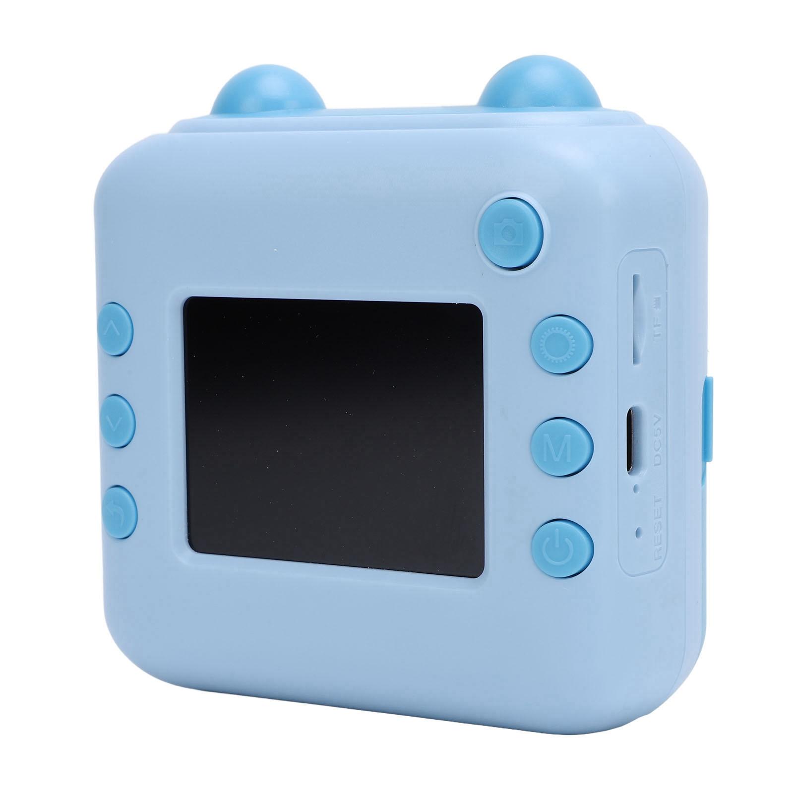 

Камера 48 МП 1080P з 16-кратним цифровим зумом, 2,4-дюймовий HD екран, що дбає про очі, 1000 мАг, Камера для друку для подорожей