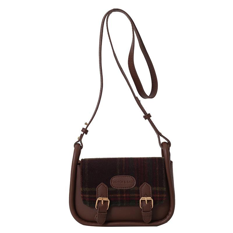 Simple casual small square bag new bag women's fashion trend shoulder bag retro personalized women's messenger bag