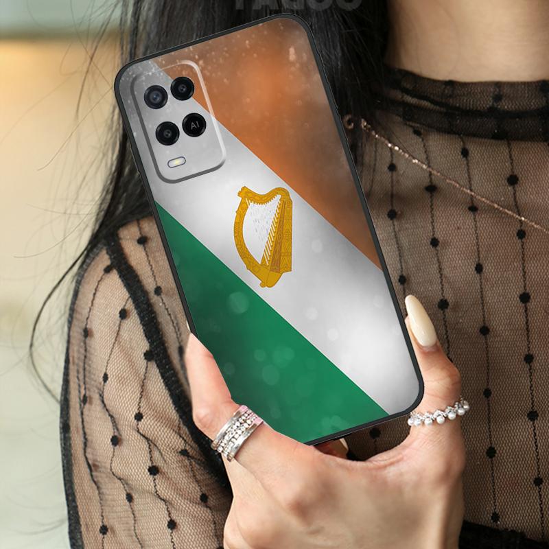 Irish Passport Ireland Flag Case For Oppo A16 A76 A96 A17 A18 A60 A80 A40 A38 A58 A78 A98 A94 A74 A54 A15 A57 A77 A5 Pro