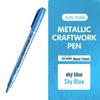 Guangna GN550 Gold & Silver Paint Pen for DIY Photo Albums & Black Cardstock Highlighting.