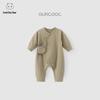 Guaiqixiong Light Plush Baby Long Sleeve Bodysuit