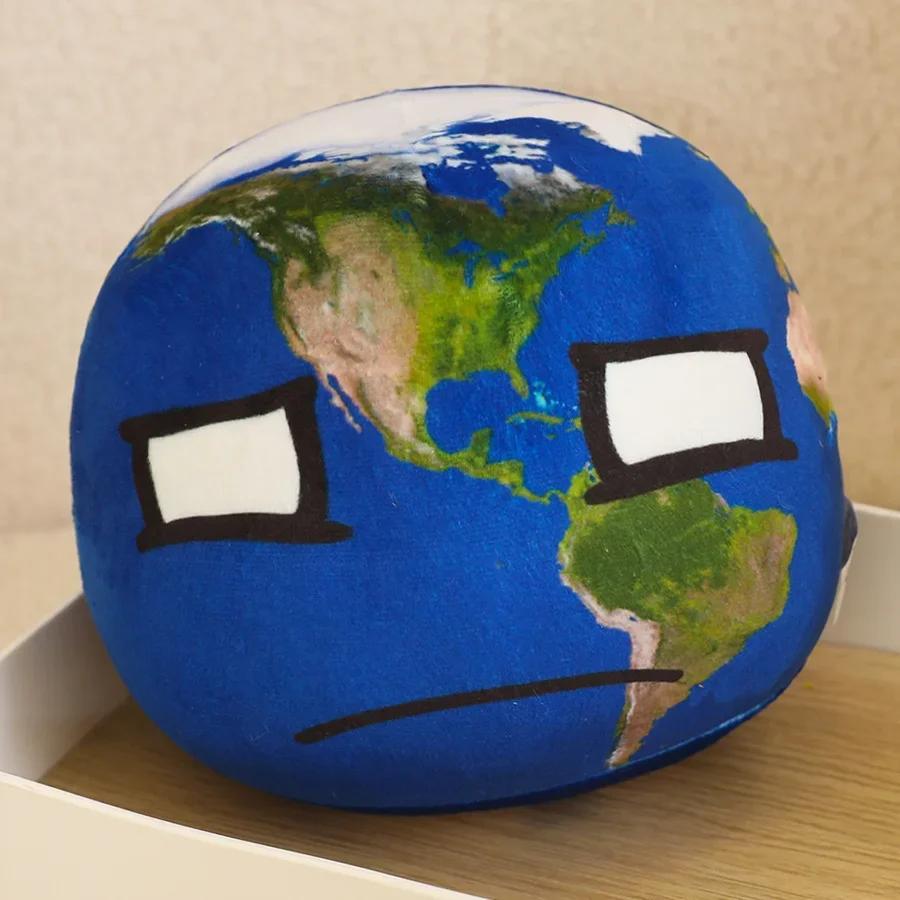 Wholesale Planet Pillow Plush Toy 10 Styles Earth Moon Sun Mars Doll Children'S Cognitive Stuffed Ornaments Polandball
