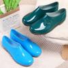 Rain Shoes Waterproof Shoes Rain Boots Cover Shoes Fashion Water Boots Female Adult Car Wash Work Non-slip Short Tube Summer