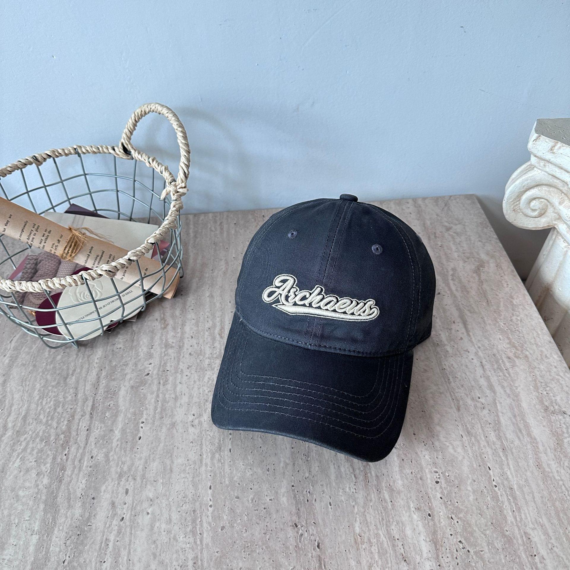 

Spring and Summer Hard Cotton High Top Baseball Hat 56-60cm Man Woman Sport Big Size Snapback Cap 56-60cm&adult сірий