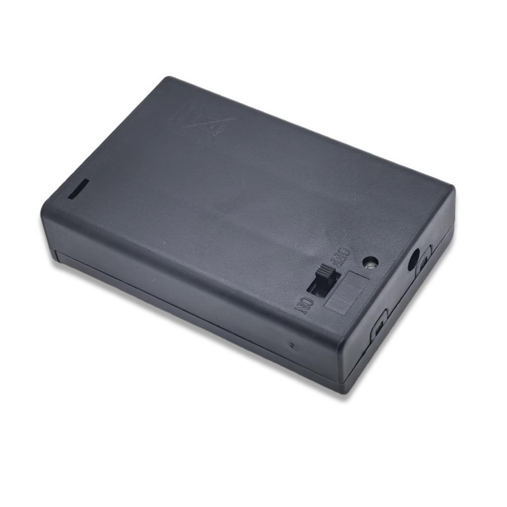 Space Efficient 3x2A Battery Storage Container Box Waterproof Snap Closure Shock Resistant Design For Outdoor Use