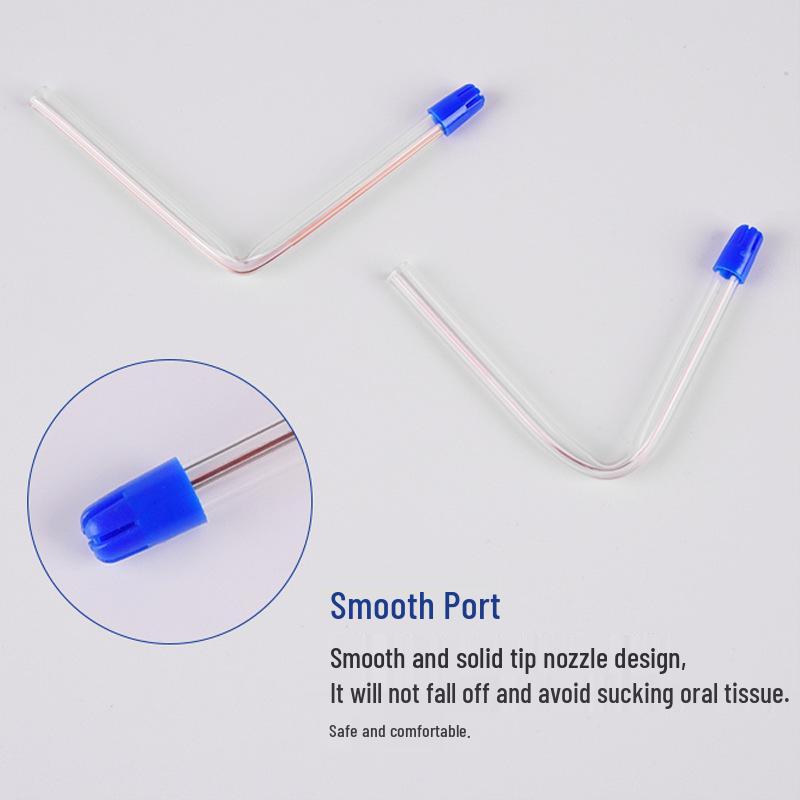 Dental Disposable Saliva Suction Tube for Teeth Beautification & Implant Surgery, Bent & Weak Suction Oral Consumable