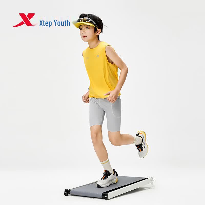 Xtep Kids' Performance Quick-Dry Sleeveless Training T-Shirt