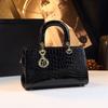Prinzessin Diana Tasche Atmosphärisch Alligator Muster Leder Damen Tasche Eine Schulter Crossbody Handtasche Exquisit Trendig Handtasche
