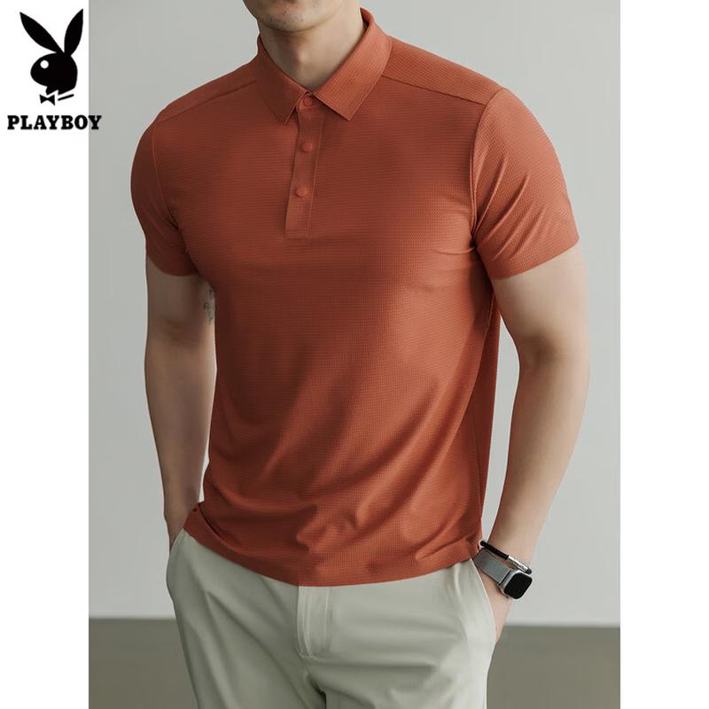 PLAYBOY Men s Half-Zip Quick-Dry Polo Shirt EU 41