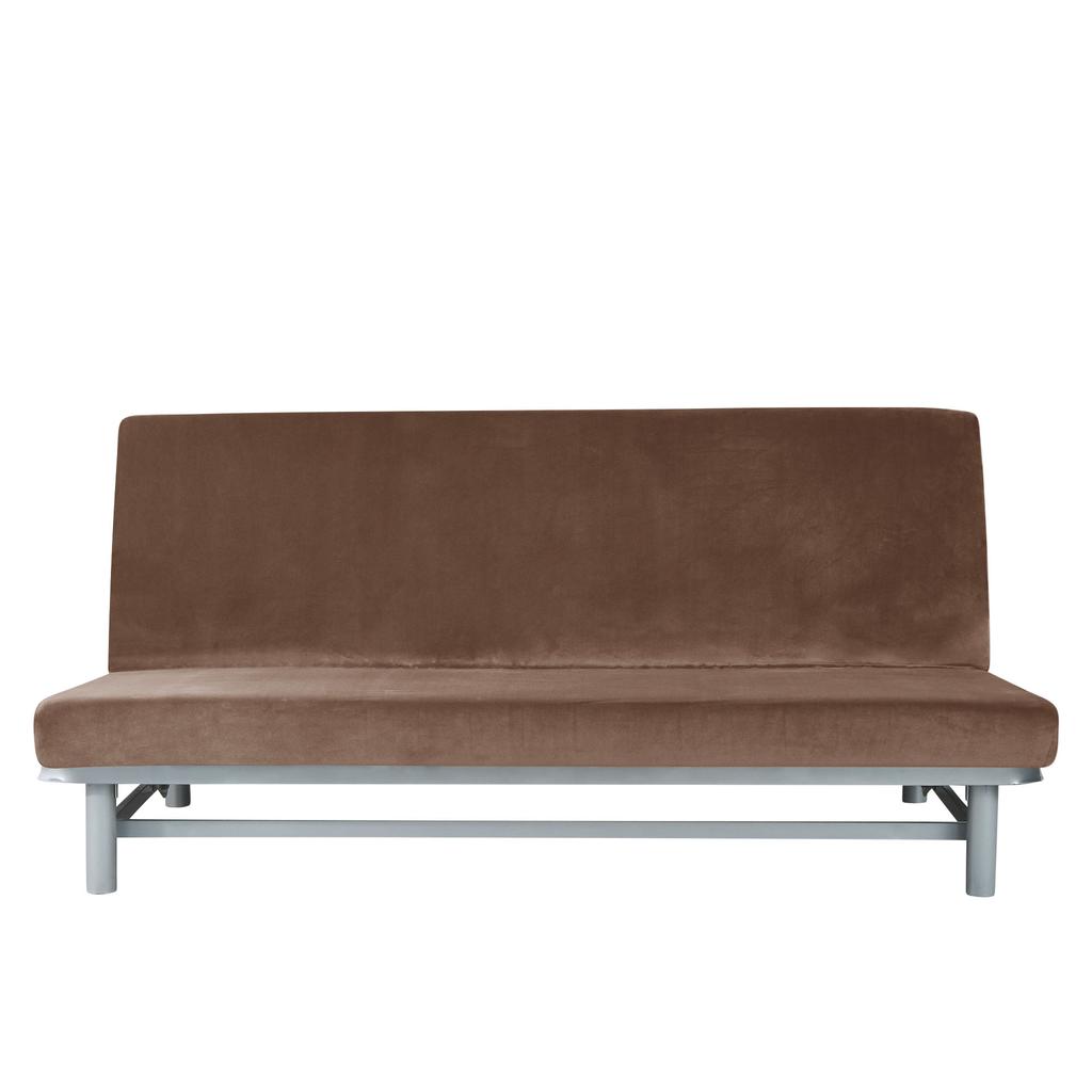 Schlafsofa-Bezug 190-210cm Braun Velours