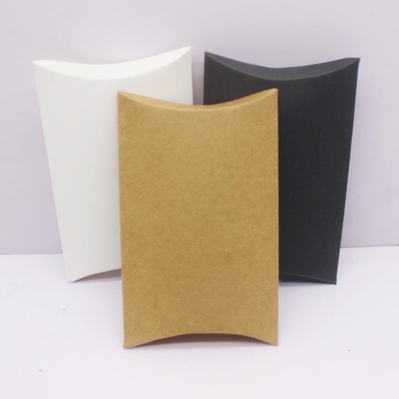 10pc 12.5x8x2cm new gift bags, pillow boxes, paper party matching packaging, jewelry bags