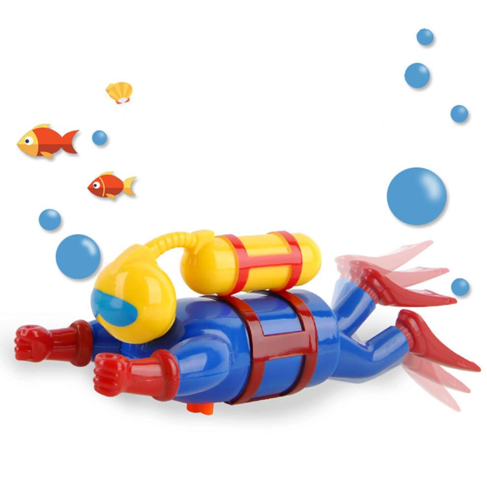 Bath Toys Wind Up Swimming Diver Battery Clockwork for Kids Bath Pool and Beach