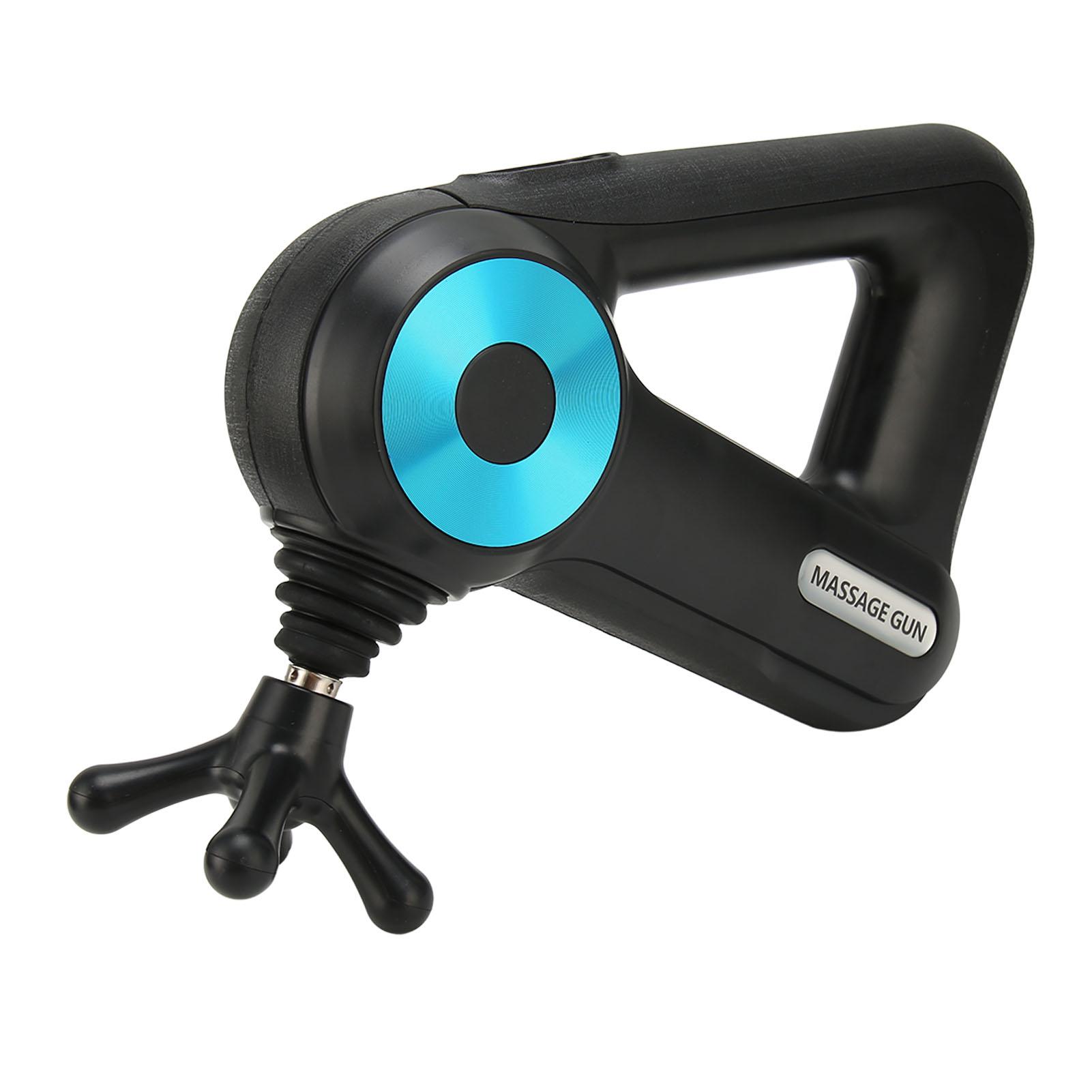 

Треугольный мышечный массажер ручной электронный глубокий массаж тканей мощный трехсторонний мышечный массажер EU Plug