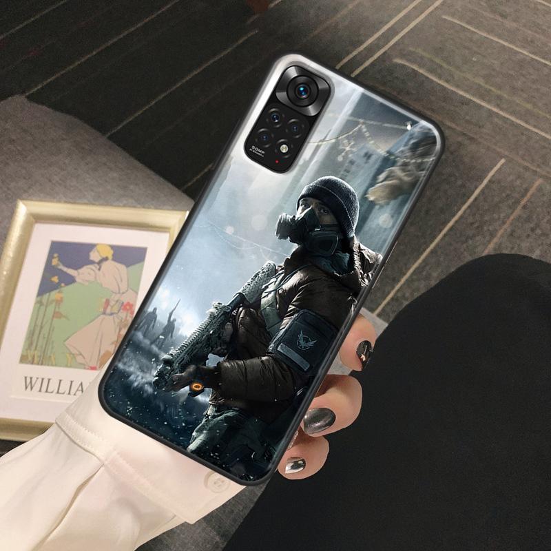 The Division 2 Case For Xiaomi Redmi Note 11 Pro 11S Note 10 Pro Note 9 8 Pro 10S 9S Redmi 9 10 C Cover