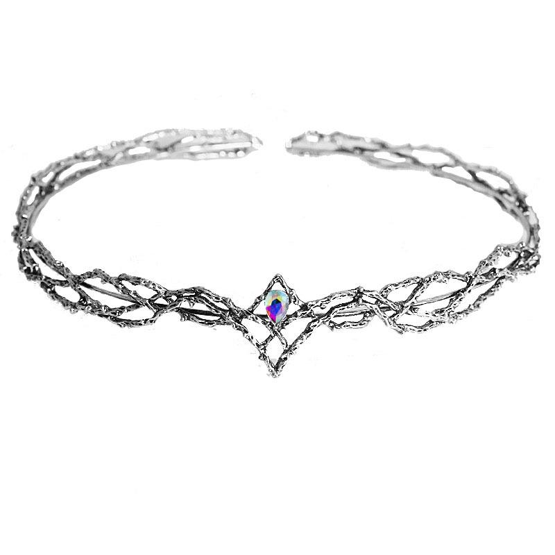 

Тиара Трандюила с золотыми стразами - Европейский и американский стиль