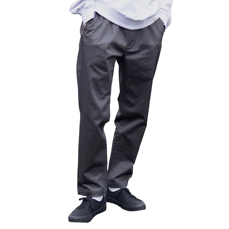 

[Dickies] chino pants men s stretch waist string twill pants easy pants bottoms Charcoal: M