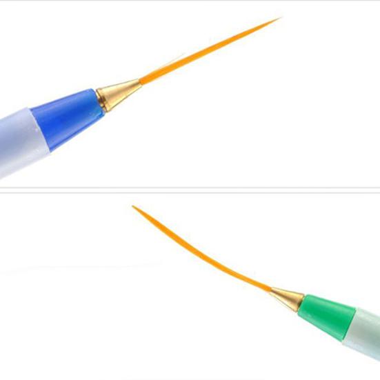 3 ks/sada Nail Art Fine Liner Design Detail Dekor Malba Kresba Štětec na pero pro vlastní potřebu
