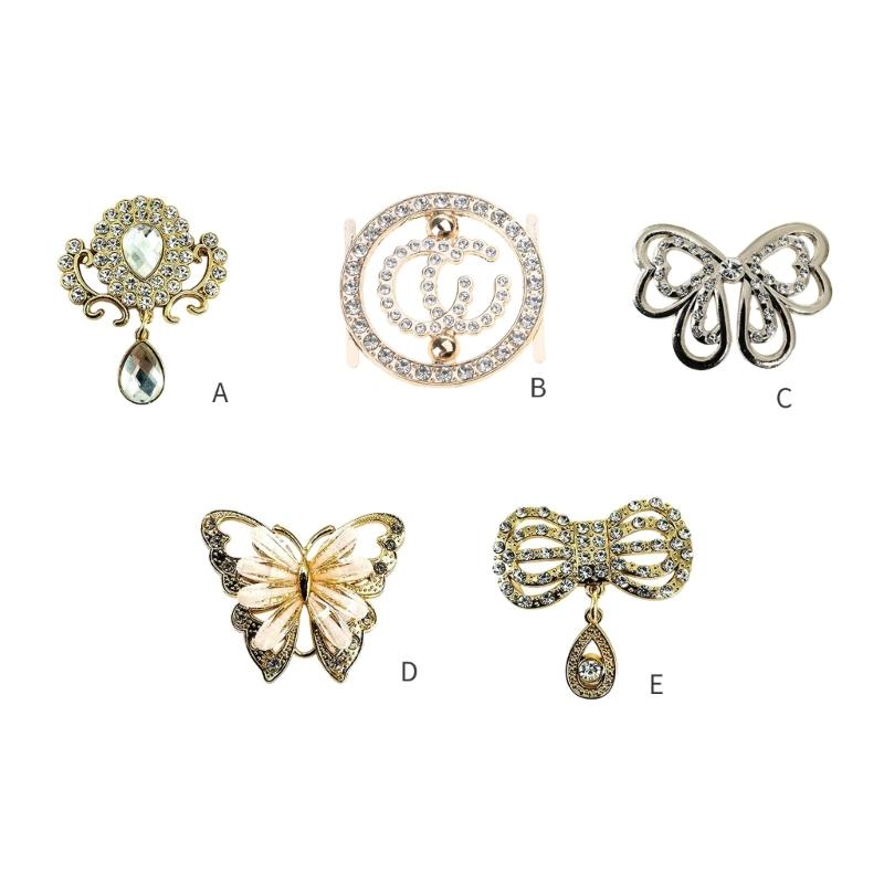 Bowknot Bag Buckle Bag Decorative Buckle Fashion Butterfly Trim Bag Buckle Metal Decorative Bag Buckle Bag Accessories