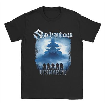 חולצת טי גרפית S-Sabatoned Bismarck Movie Rock Band לגברים נשים 100% כותנה בגדי טי שירט