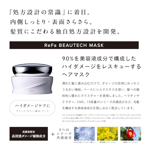 ReFa BEAUTECH MASK 130g (White)