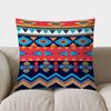 Colorful Geometric Pattern Double-sided Printed pillow cover Short plush Suitable living rooms bedrooms sofa throw cushion cover