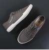 2025 Summer Men's Breathable Canvas Shoes - Korean Style Versatile Casual White Sneakers
