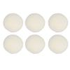 6Pcs Wool Drying Balls Reusable Skin Friendly Static Reduction Time Saving Fabric Softener Ball for