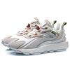 New LiNing Candle Dragon Cushioning Wear Resistant Low Top Running Shoes Men's White Gray AGCQ623-5