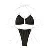 Women's All-Over Print Sexy Halter Tie Triangle Bikini Swimsuit