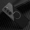 Ultra Thin Carbon Fiber Magsafe Phone Case For Samsung Galaxy Z Fold 7 6 5 4 3 Magnetic Wireless Charge Shockproof Protect Cover