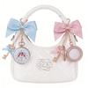 Flower Knows Colección Bunny Garden Bálsamo Labial Estilo Reloj de Bolsillo Vintage Encanto para Bolso Portátil Maquillaje Hidratante para el Cuidado de los Labios