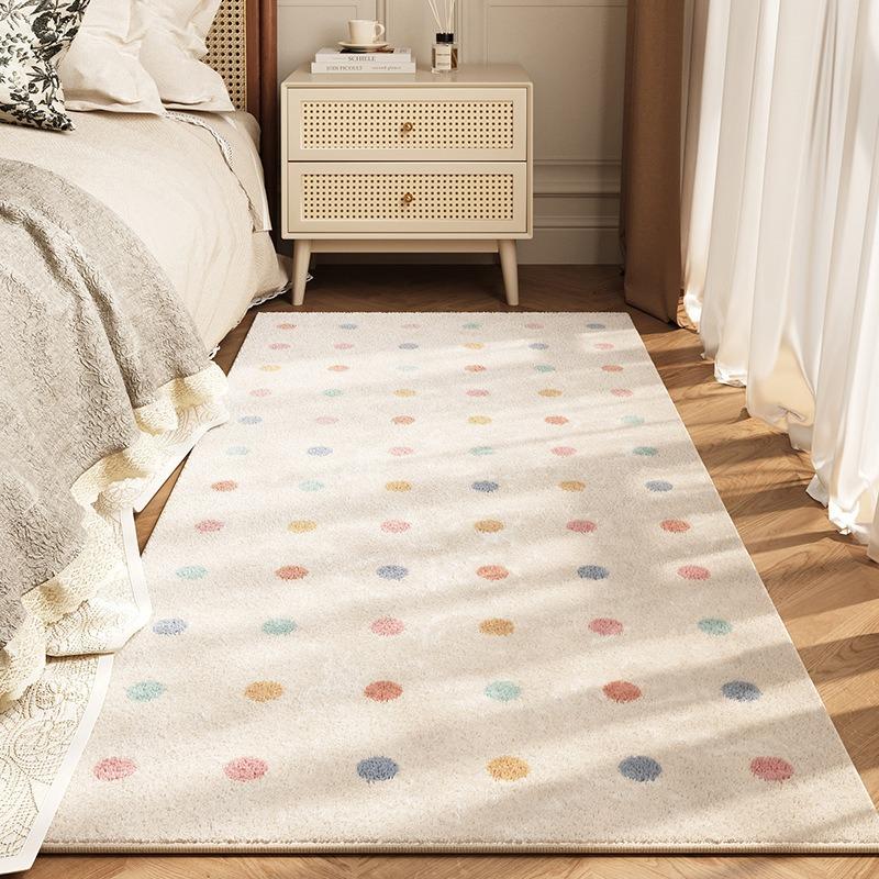 Regenbogen Design Teppich Rutschfest, Schmutzabweisender Teppich für Wohnzimmer Schlafzimmer Bodenmatte für Flur, Balkon Küche