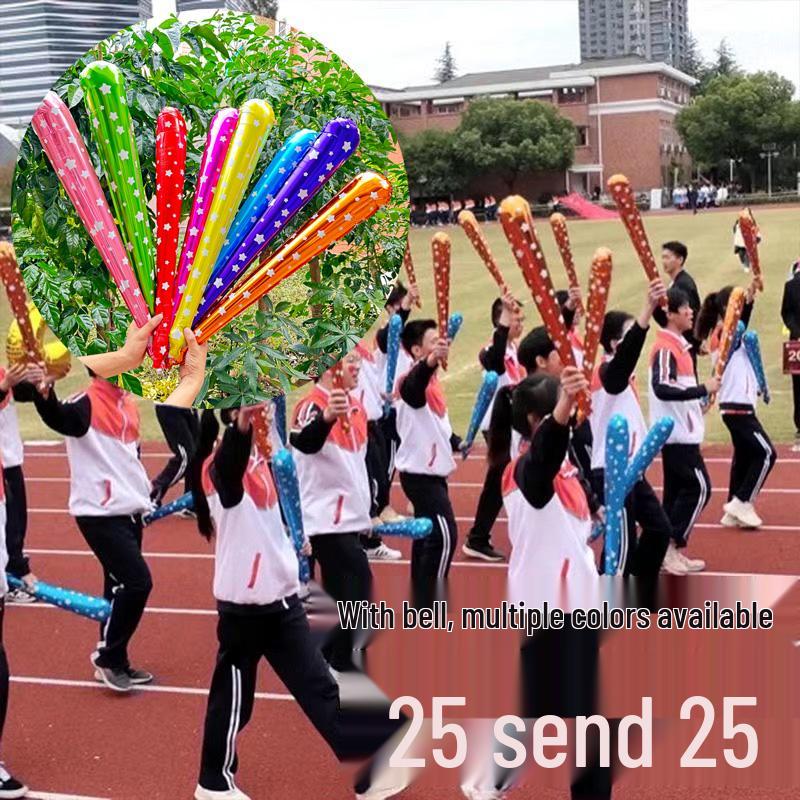 Sports Day Cheer Sticks: Inflatable Clapper Props for School Events & Cheerleading