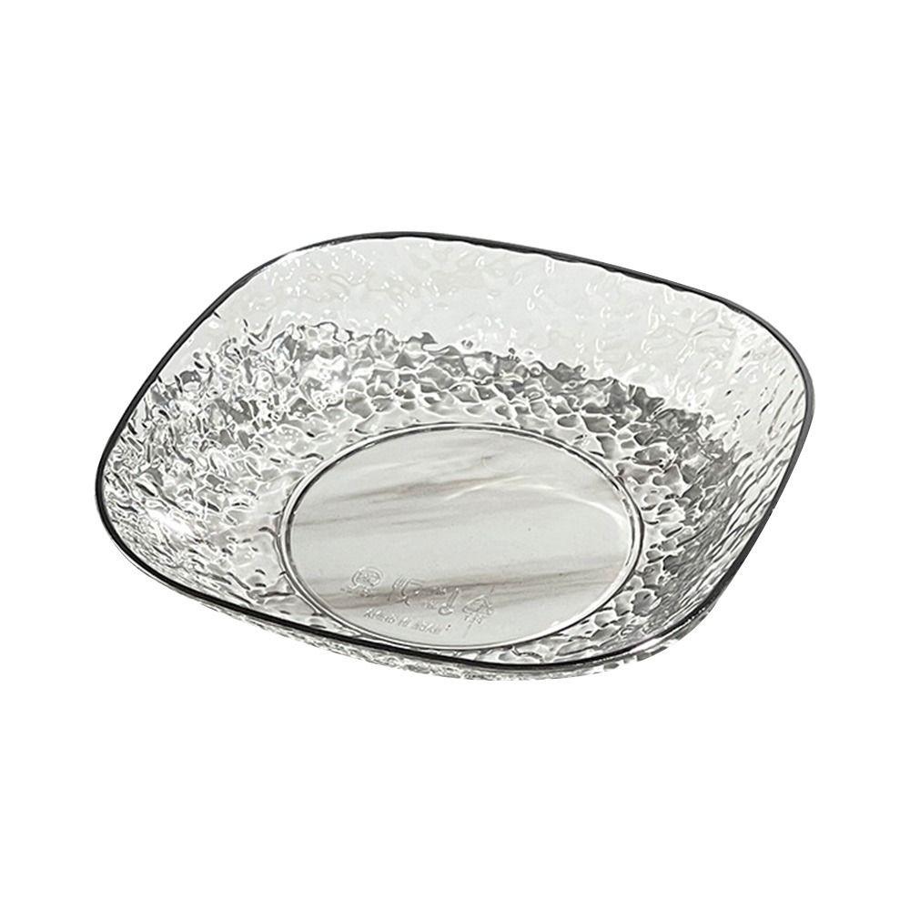 

Толстый обеденный стол мусорный лоток прозрачный конфеты закуски модная фруктовая тарелка белый